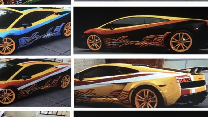 Based off the poll, Which colors/names go best with this Lambo Gallardo I customized?