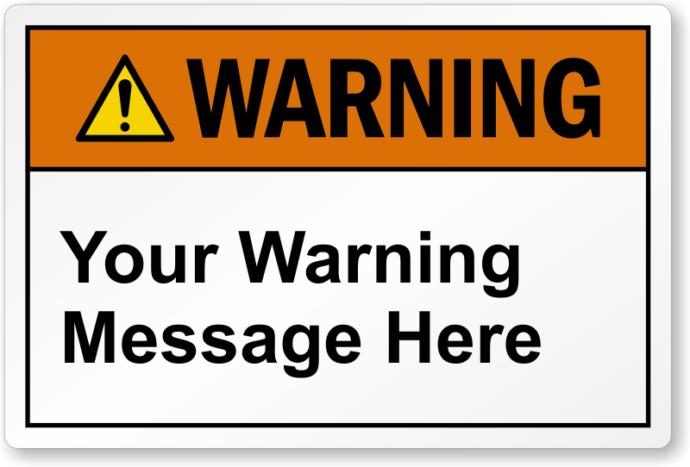 If you had a warning label, what would yours say?