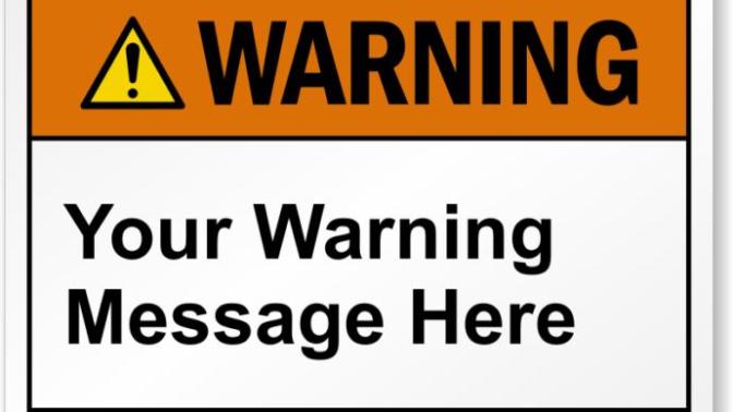 If you had a warning label, what would yours say?