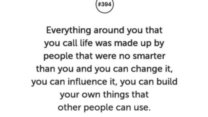 What is your favorite quote?