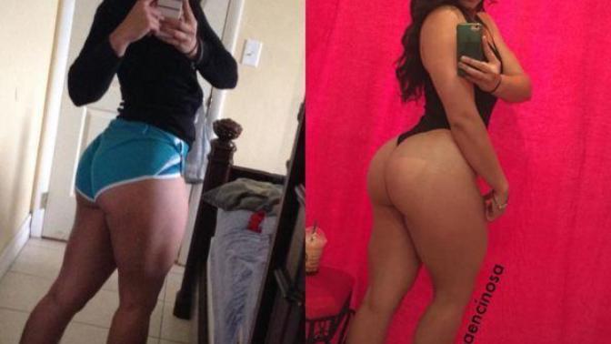 Which of these two Instagram Latina/Hispanic fitness models, personal trainers or users do you think has a sexier/more beautiful face and body?
