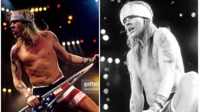 Was Young Axl Rose Fit or Skinny?