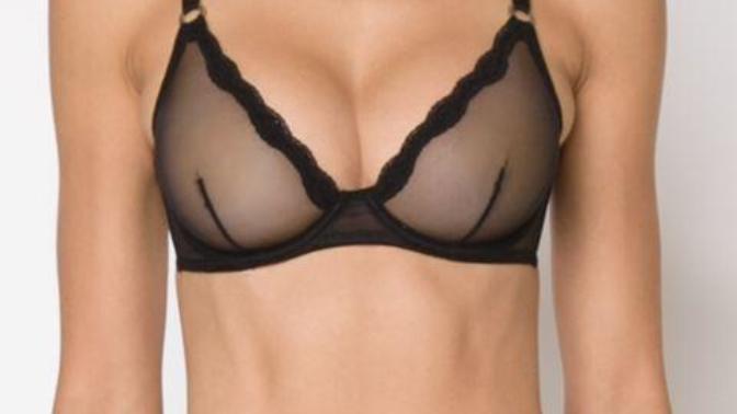 Mesh, see through bras? Yeah?
