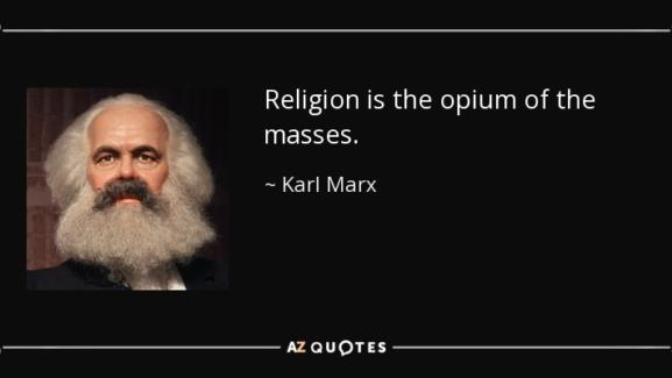 Can religion be compared to drugs? Why/Why Not?