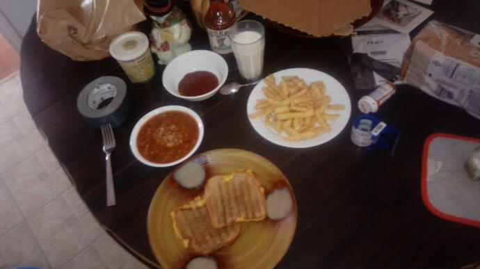What do you think of my lunch?