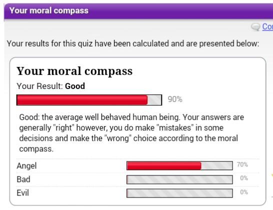 How do you score on this moral compass test?