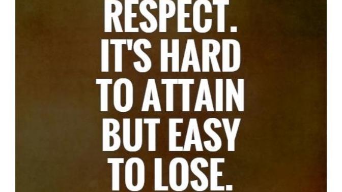 What makes you instantly lose respect for someone?