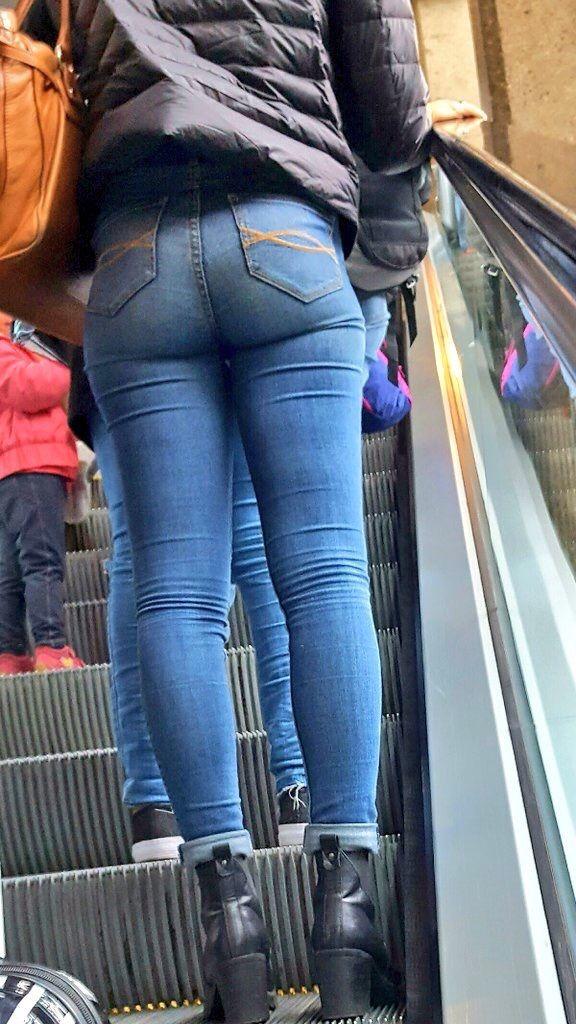 Do all man watch girls' butt on escalator?