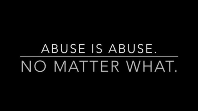 Why do most say ''leave'' only if the abuser is male and the victim is female?