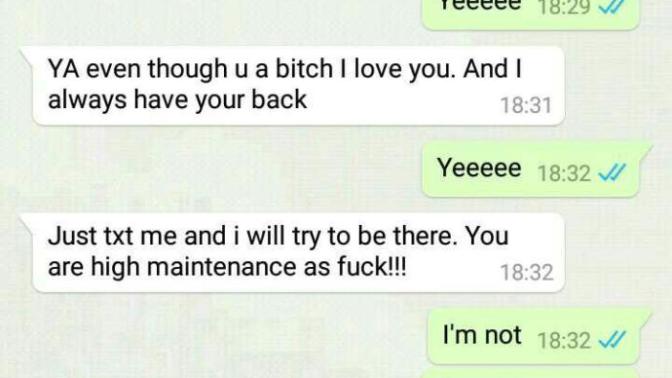 What does it mean when you called high maintenance?