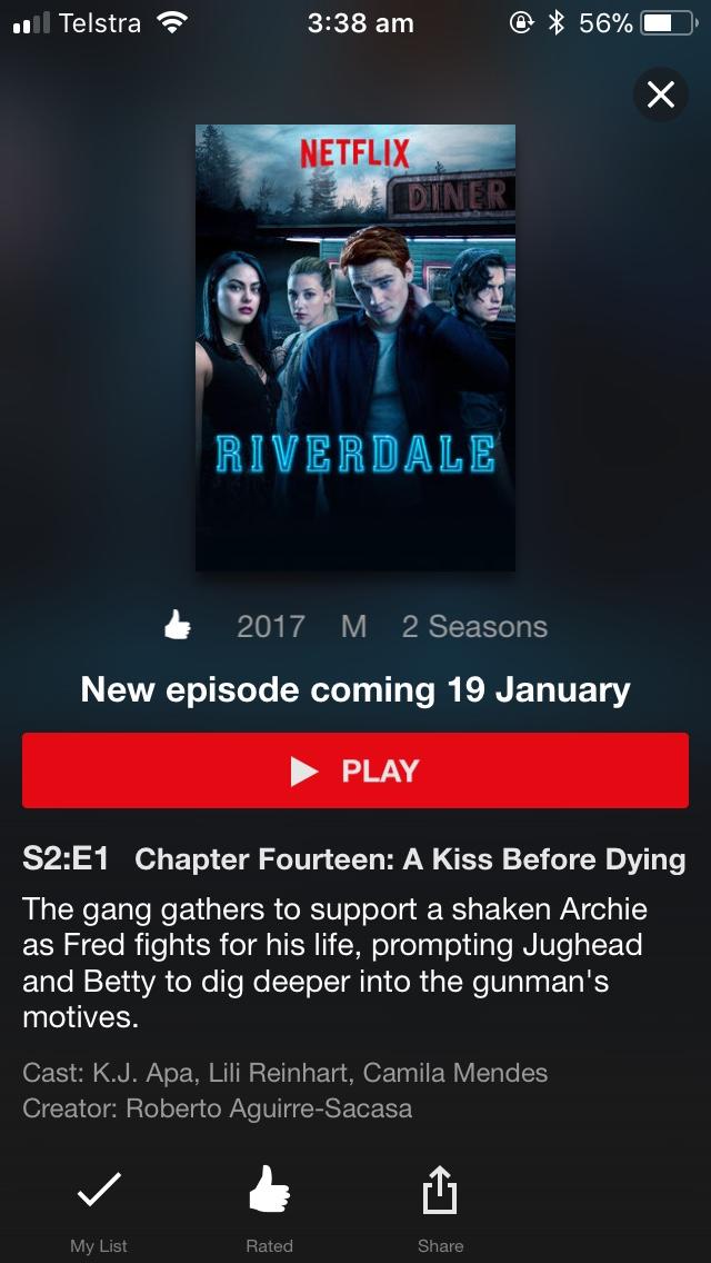 How many of you like the tv show Riverdale?