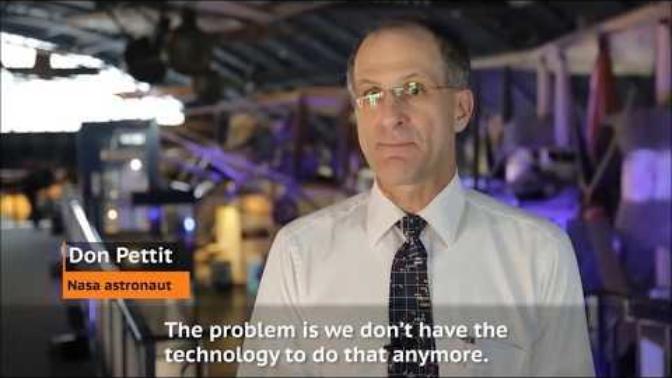 We destroyed the technology to reach the moon?