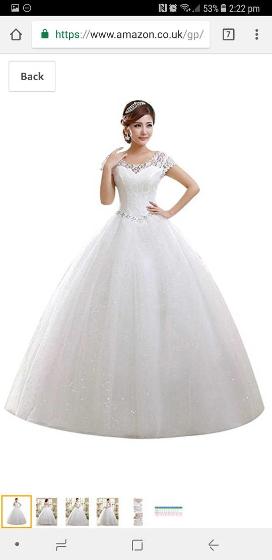 Which wedding dress is nicer/better??