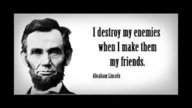 Is it common to turn an enemy/rival into a friend?