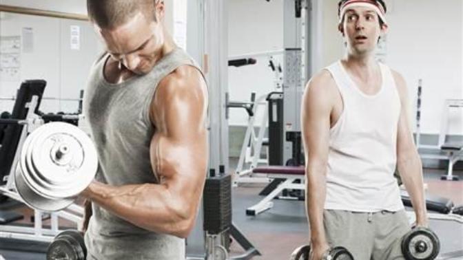 Men! How long would you naturally stay at the gym?
