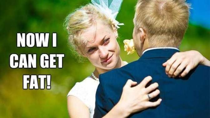 Is it okay to get fat after marriage?