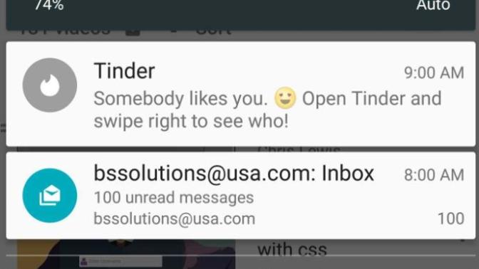Any one getting fake notifications from tinder?