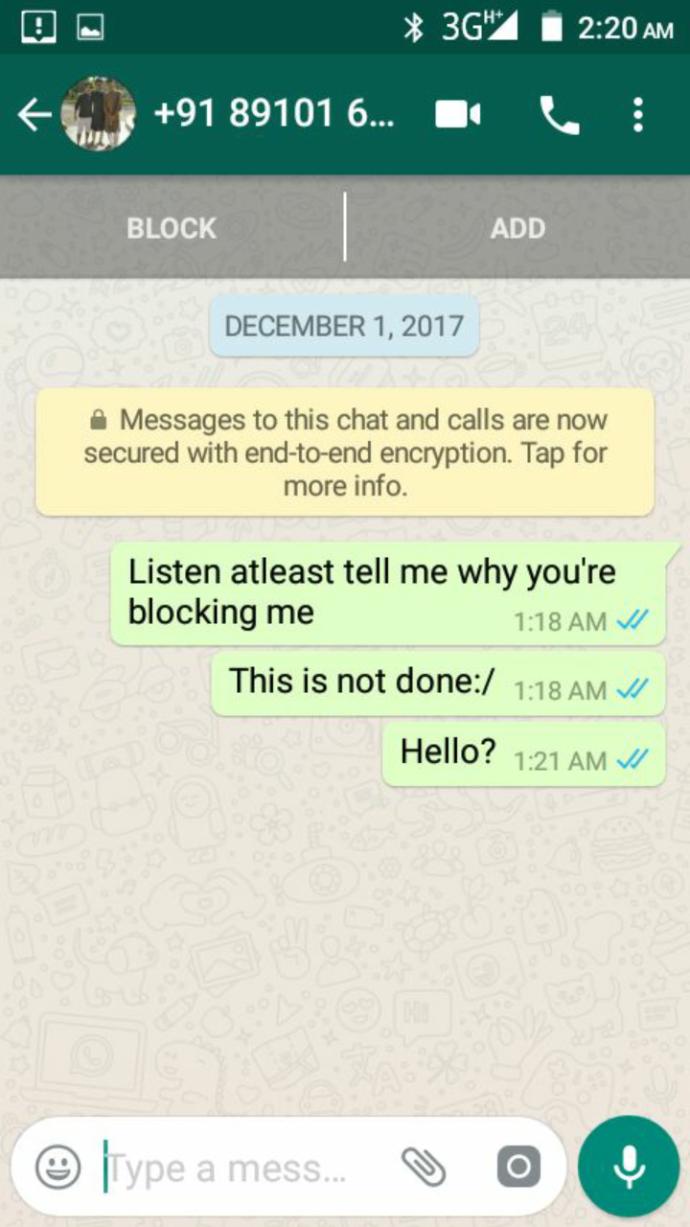 Why do you think he read my message after so long?