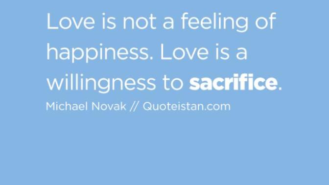 What would you be willing to sacrifice for love?