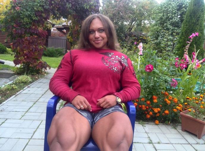 Would you date this huge Russian female bodybuilder?