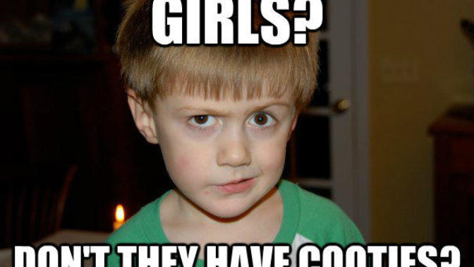 Did you ever go through a 'boys/girls are gross' period growing up?