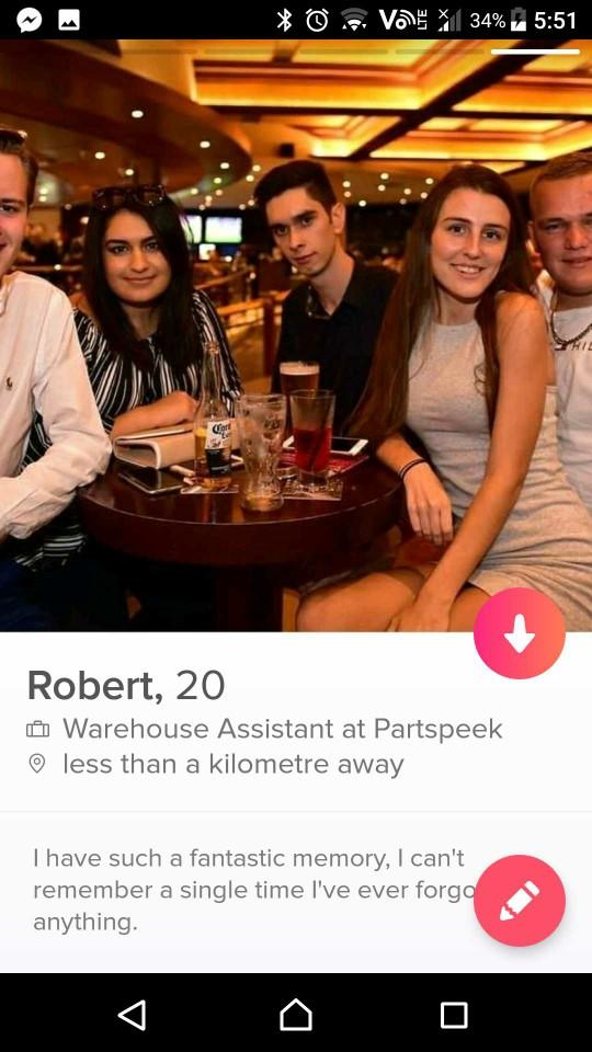 What's wrong with my tinder profile?