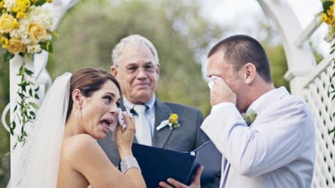 Copy the list then Rank these reasons (1 being closest) to what u think couples think when they cry at the altar?