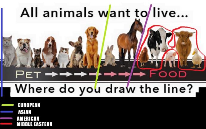 If you are given the choice to draw the line, and that would be the normal diet for everybody. where would you draw it?