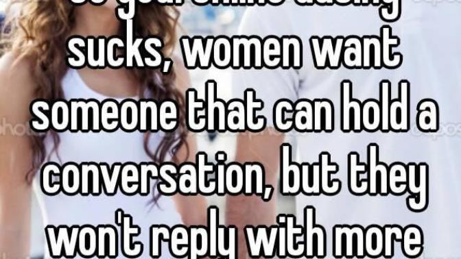 Anyone else think online dating is useless if you're a man?