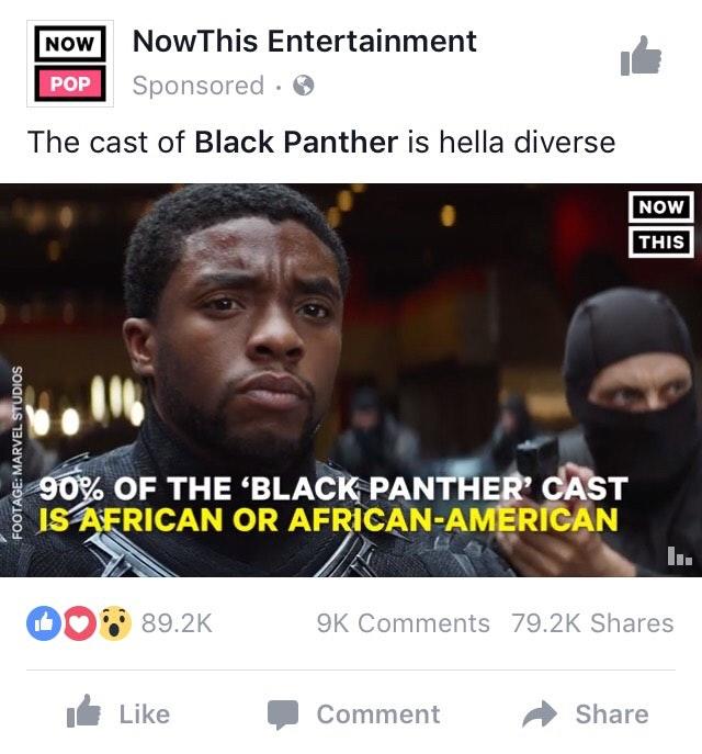 Should Black Panther 2 be made more racially diverse with more white people?