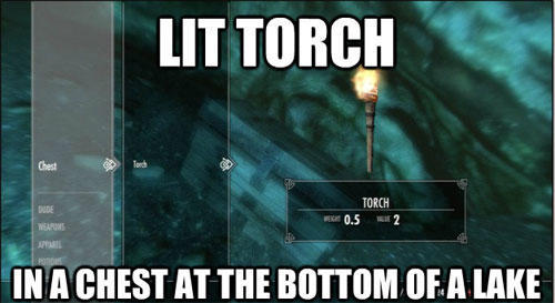 What's dumbest only in games moment you've come across while playing?