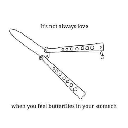 What is something that gives you "butterflies"?