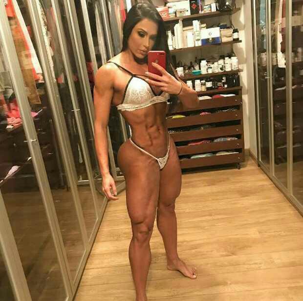 How much muscle is too much muscle on a woman??
