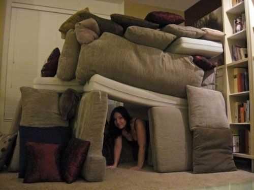 Would you like to build a pillow fortress with me ??