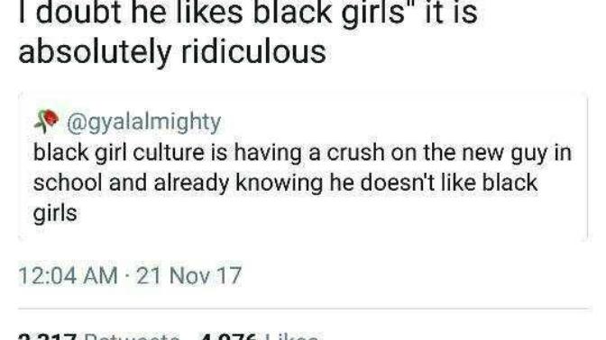 Racial preferences in relationships?