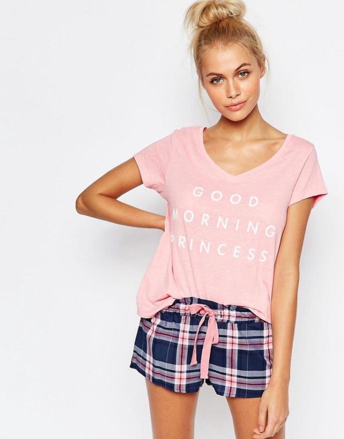 Which nightie is more acceptable to wear in front of friends (both guys and girls)?