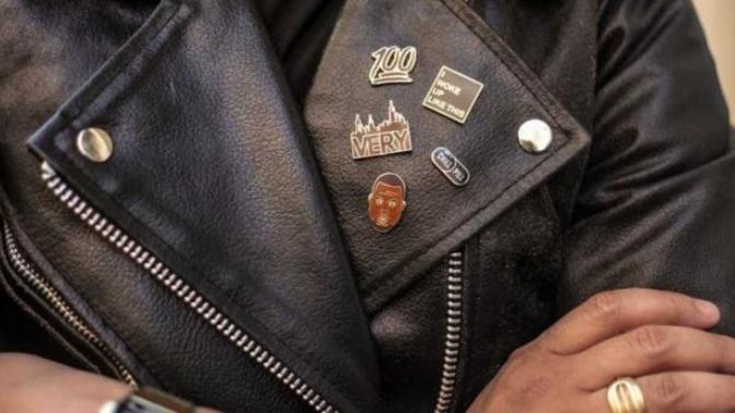 Would putting a pin ruin a 100% leather jacket?