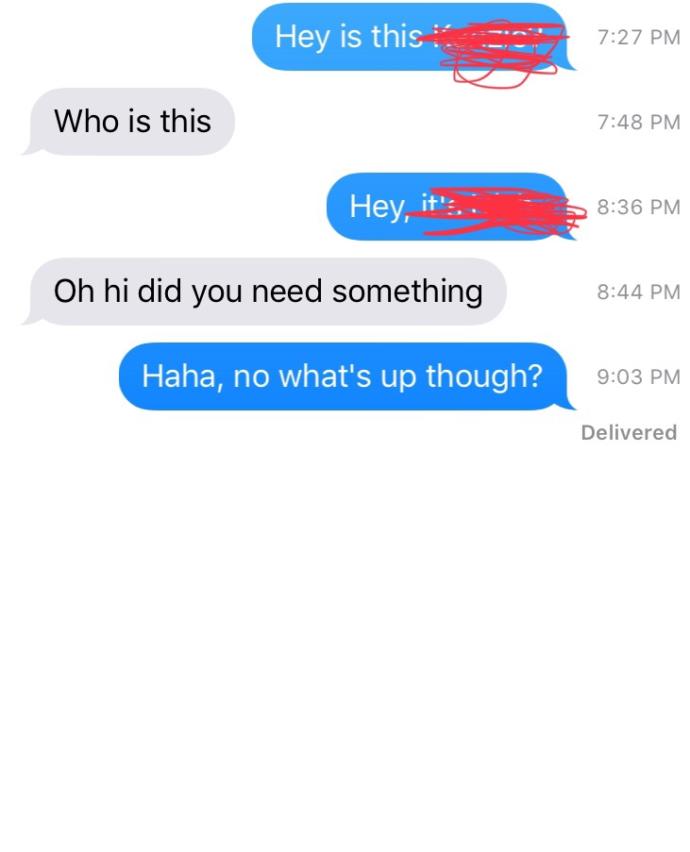 Shy girl stops responding to text?