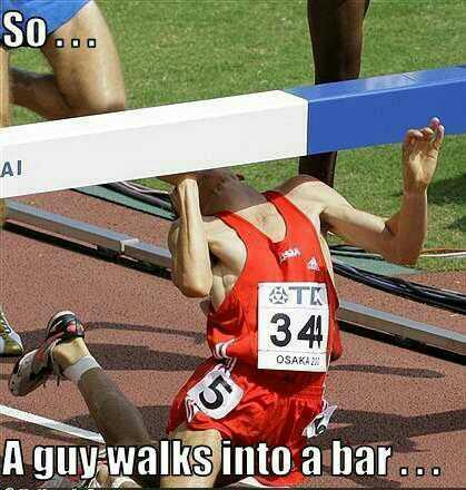 So, __ _____ walk (s) into a bar. What happens next?