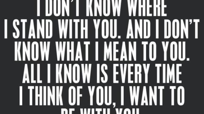 ‘Do you know how hard I try for you’?