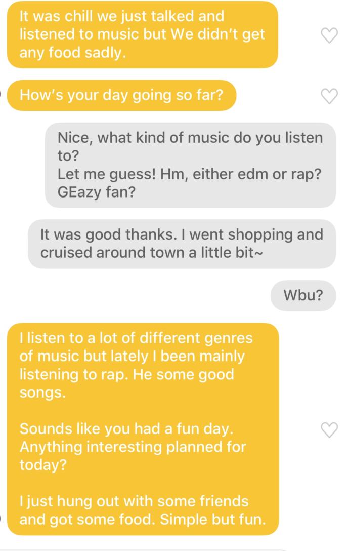 I’m pulling my hair out— not understanding this guy on why he keeps asking me questions but doesn’t initiate a move(pics included)?