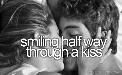 If the guy you’re sharing a first kiss with smiles in the middle of the kiss, what goes through your mind & does that make the kiss feel “special”?