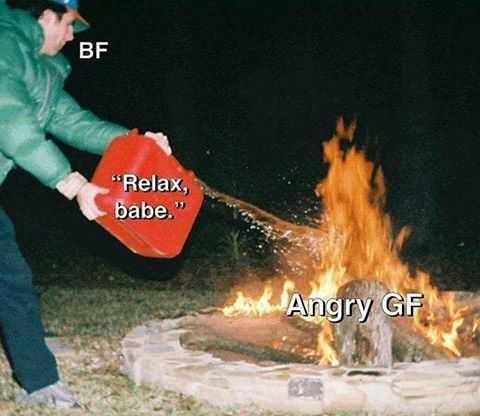 When someone tells you to "calm down" when angry, has it ever actually calmed you down?