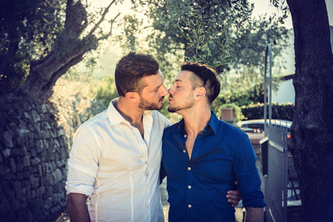 Should gays avoid affection in public to avoid offending people?