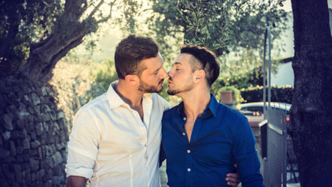 Should gays avoid affection in public to avoid offending people?