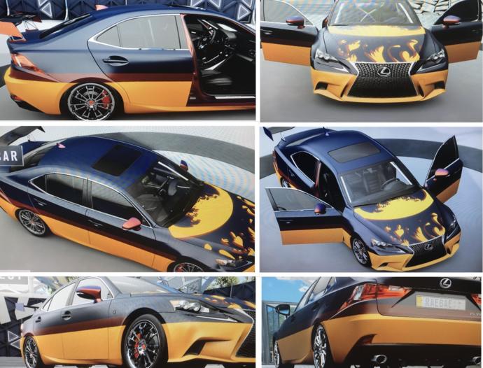 Out of these 10, which paintjob looks the most decent (btw this is for a videogame)?