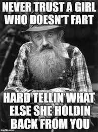 Is it unladylike for a girl to fart?