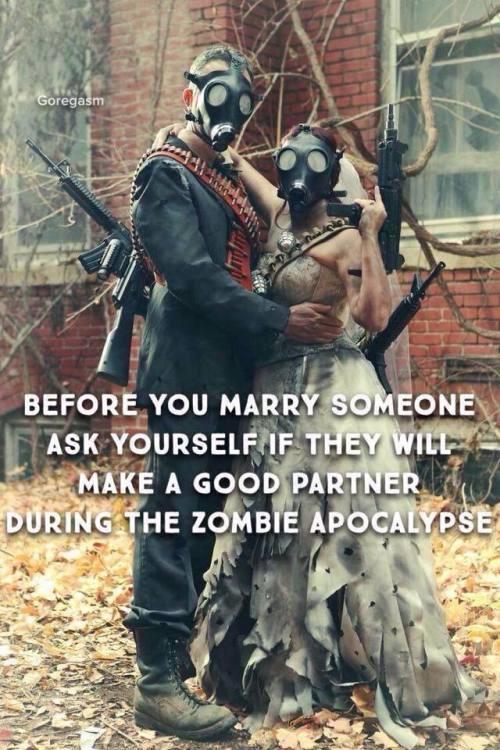 Who would survive a Zombie Apocalypse longer, You or Your S.O.?