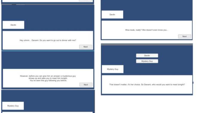 Testing interactive story, who would you choose and why?