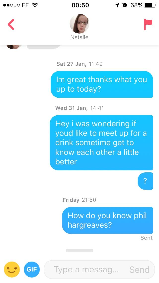 How do i get girls on tinder to have a conversation with me?